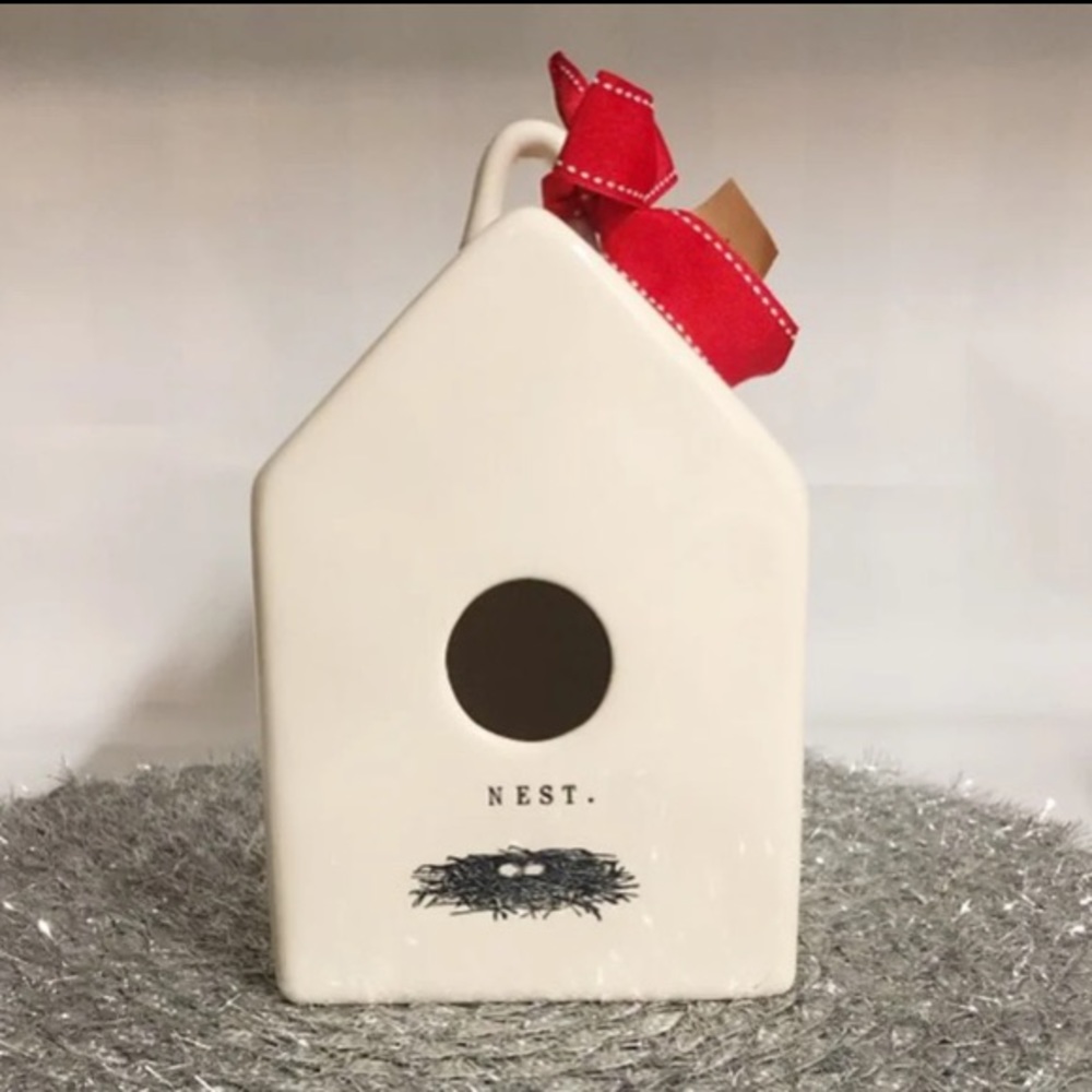 RAE DUNN NEST BIRDHOUSE NEW